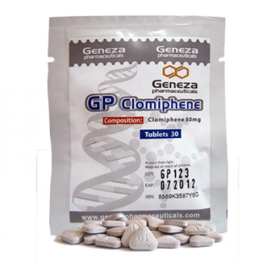 The Clomid from Geneza Pharmaceuticals branded as GP Clomiphene